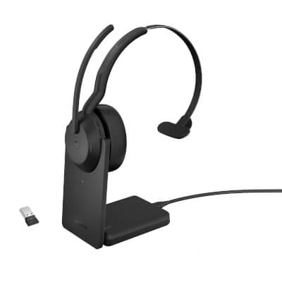 Casque Evolve2 55 Link380a MS Mono Stand