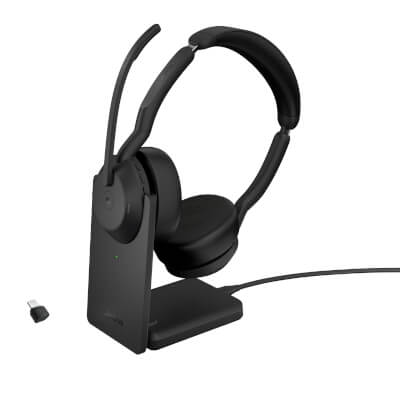 Casque Evolve2 55 Link380c MS Stereo Stand