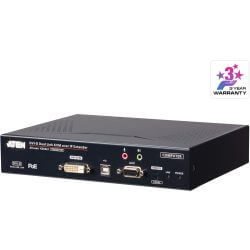 Emetteur console KVM DVI-D Dual Link USB IP PoE
