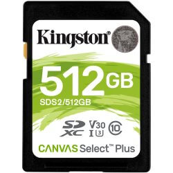 Carte SDXC Canvas Select Plus 512Gb