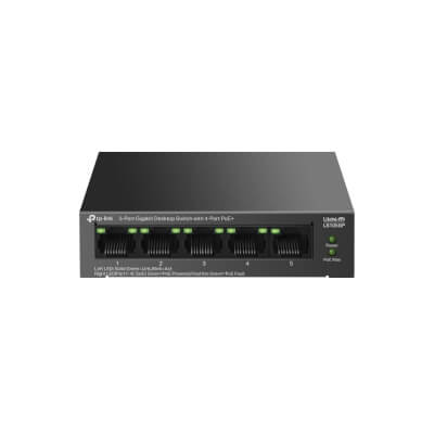 Switch Desktop 5 ports Giga dont 4 PoE+
