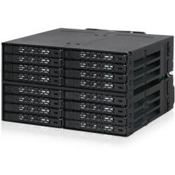 Backplane 16 HDD/SSD 2"1/2 SAS/Sata dans 2x 5.25”