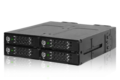 Rack amovible 4x SSD NVMe M.2 5.25" SFF-8612 v3