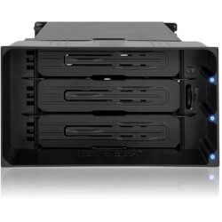 Station d'accueil 3x3.5" HDD/SSD SATA/SAS 2x5.25"