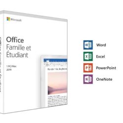 Microsoft Office Famille / Étudiant 2019 1-PC/MAC