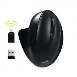 Souris wireless BT ergonomique dritier +récepteur