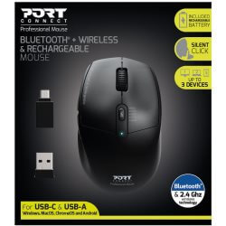 Souris Bluetooth Pro Office rechargeable USB A&C