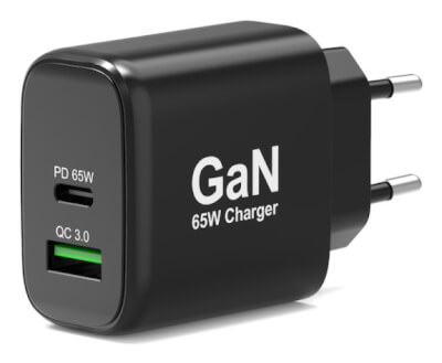Alim  USB 65W Techno GaN USB A + USB C sans câbles