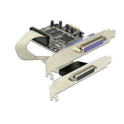 Carte PCI Express 2 ports parallèle Dual Profile