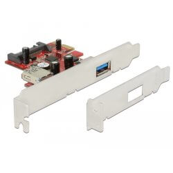 Carte PCI Express USB 3.0 1+1 ports Dual Profile