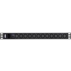 Multiprise rackable 1U 16A 12 ports Basic PDU