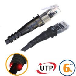 Cordon réseau RJ45 ThinPATCH Cat 6a U/UTP 1,5m