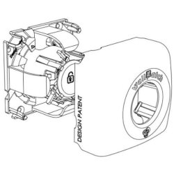 WallPATCH  mural U-FTP Cat 6A, 3,96m blanc
