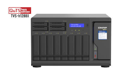Serveur NAS Qnap TVS-h1288X-W1250-16G