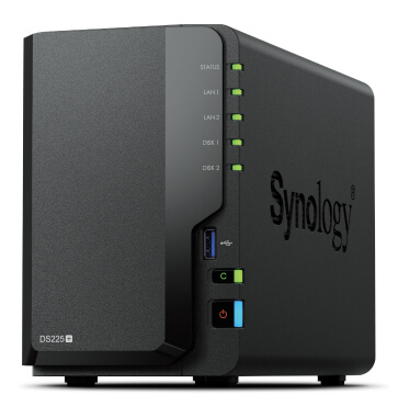 Serveur NAS TPE/Soho DS225+ Sata 2 baies