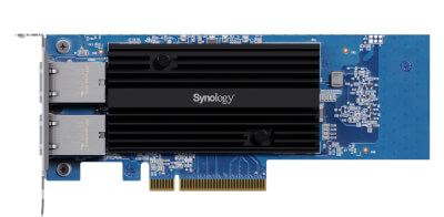 Carte réseau 2x10Gbit RJ45 pour Synology