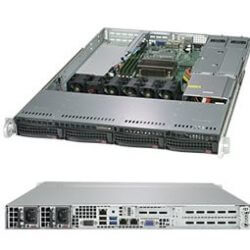 Serveur 1U Socket 1151v2 4 HHD SATA 500w redond.
