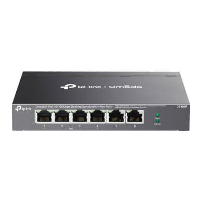Switch desktop non admin 6 ports 10/100 dont 4 PoE