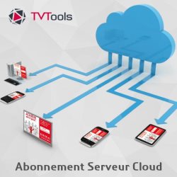 Solution d'affichage public TVTools Cloud 5 ans