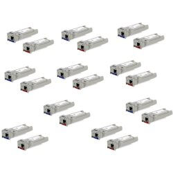 Pack de 20 modules SFP+ 10Giga SM WDM 10km 1x LC