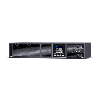 Onduleur On Line 1KVA RACK 2U / tour 4 sorties