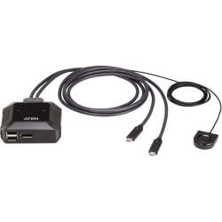 KVM swith 2 ports USB-C 4K DisplayPort