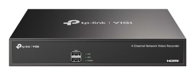 NVR VIGI 4 voies H.265+/H.265/H.264+/H.264 1 SATA