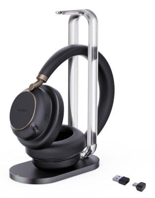 Casque Bluetooth BH76+ v2 Teams&UC USB A&C + stand