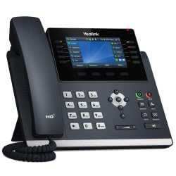 Téléphone SIP T46U 16 comptes Giga PoE couleur 4"