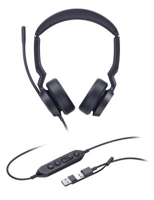Casque USB A&C binaural UH44 UC&Teams