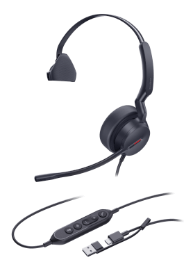 Casque USB A&C monaural UH44 UC&Teams