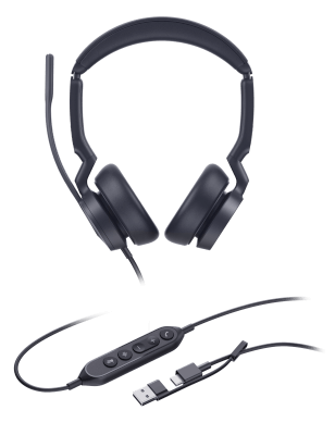 Casque USB A&C binaural UH46 UC&Teams