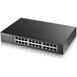 Switch 19" Smart 24 ports Giga Desktop fanless V3