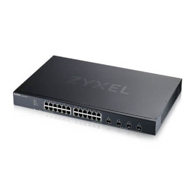 Switch 19" Smart 24 ports Giga + 4 SFP+