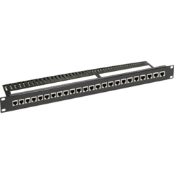 Panneau de brassage 24 ports 19" 1U Cat 6 STP