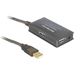 Prolongateur USB 2.0 actif A M/F 10m + HUB