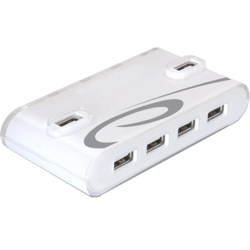 Hub USB 2.0 externe 10 ports avec alimentation