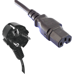 Câble d'alimentation Secteur -IEC C15 1.8m 0.75mm²