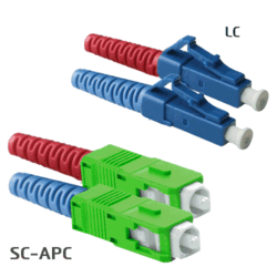 Jarretière OS2 LC/UPC SC/APC Duplex Primacy 1m