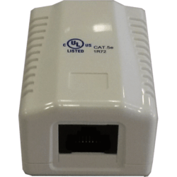 Prise monobloc 1 RJ45 U/UTP Cat 5e