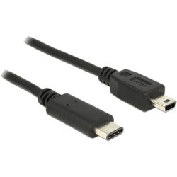 Câble USB Type C 2.0 Mâle / Mini B Mâle 1m