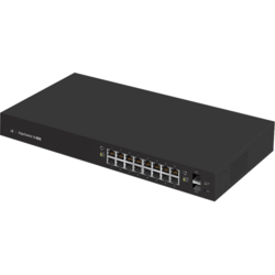 EdgeSwitch 16 Giga + 2 SFP PoE actif/passif 150W