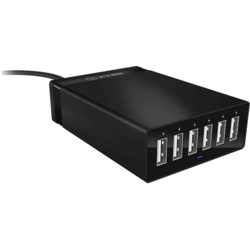 Chargeur ultra rapide 6 ports USB 12A