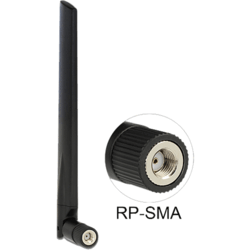 Antenne omni. 2.4Ghz 3dBi / 5Ghz 5dBi RP-SMA 360°