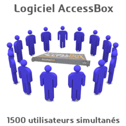 Logiciel AccesBox 1500 accès simultanés