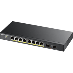 Switch Smart 8 ports Giga POE + 2 SFP sans ventil