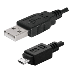 Câble USB 2.0 A Mâle/Micro USB B Mâle 1.8m