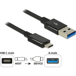 Câble USB SuperSpeed 3.1 Type C / A M 50cm