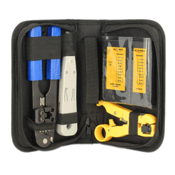 Mallette outillage réseaux RJ45 4 outils