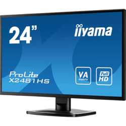 Moniteur LED VA 24" Full HD VGA/DVI/ HDMI slim HP